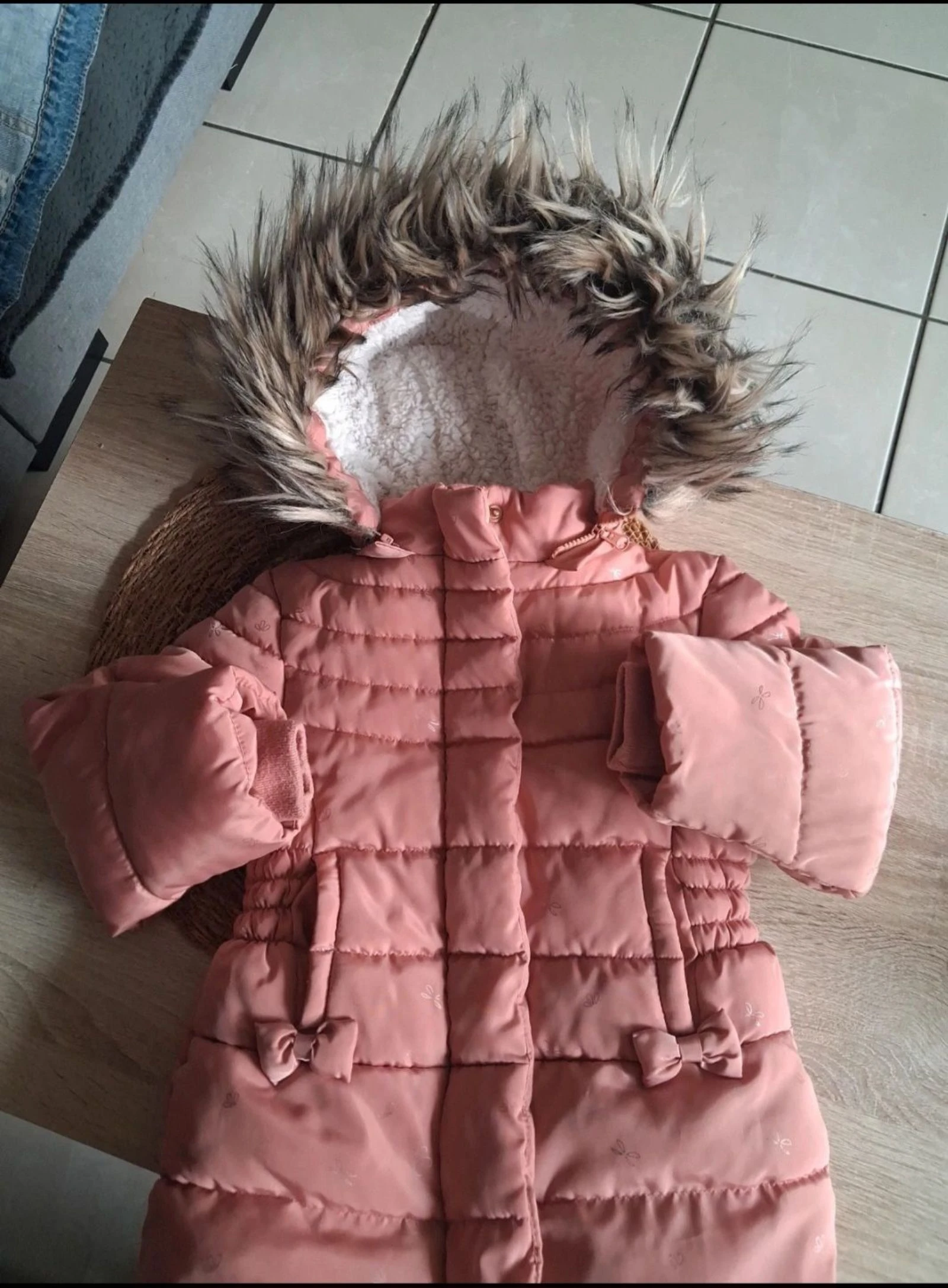 Joli manteau bébé fille 